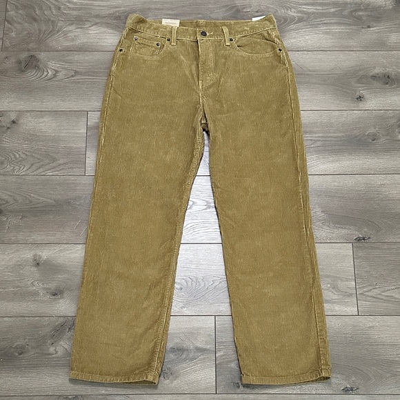 Levi's Denim - Levi's Low Pro Mid Rise Relaxed Straight Corduroy Jeans Size 31